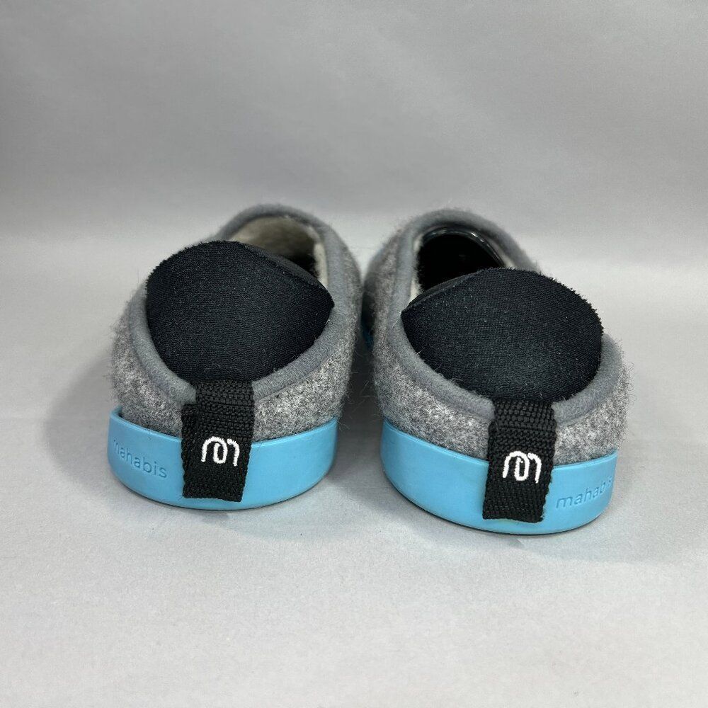 Mahabis Women's Size 6.5 Classic Gray Wool Slippers - Picture 5 of 16